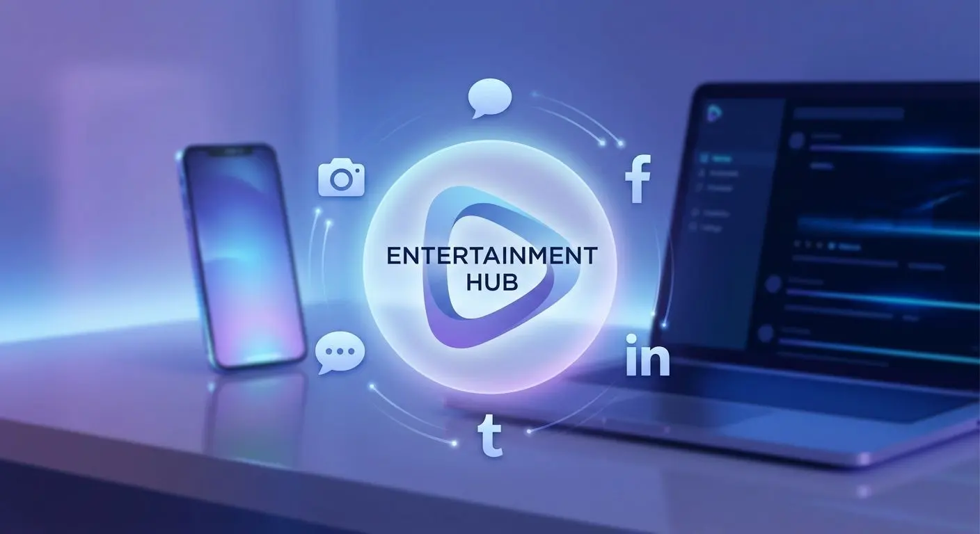 Social media channels for following platform updates
