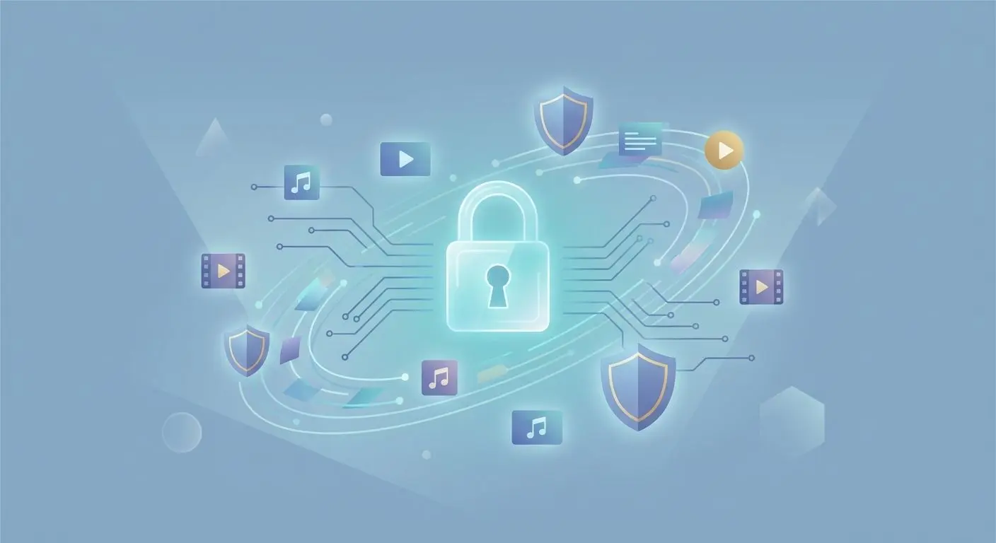 Illustration of secure player data protection and transparent processing