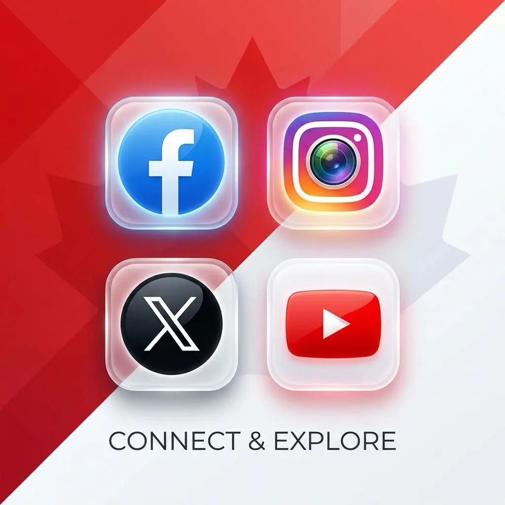 Official social media icons for PlayOJO channels